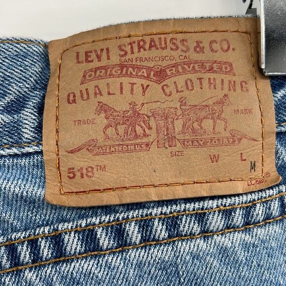 Vintage Levi's 518 Super Low Bootcut Jeans - Size 11 - Picture 5 of 8